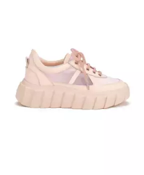 Повседневные кроссовки на закрытой танкетке Agl, розовый