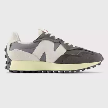 Повседневные кроссовки унисекс 327 New Balance, темно-серый/белый