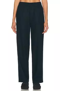 Повседневные льняные брюки WAO, темно-синий