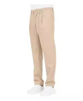 Повседневные мужские брюки со складками Selected Homme, бежевый