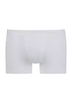 Повседневные мужские трусы из хлопка, однотонные, с эластичным поясом mey, белый