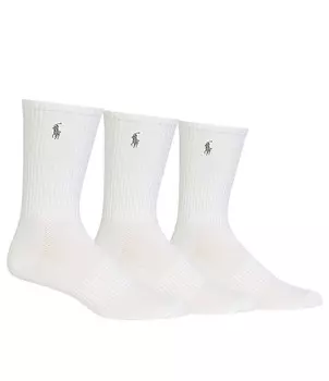 Повседневные носки Polo Ralph Lauren, 3 пары, белый