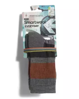 Повседневные носки с полосками Made In USA Smartwool, серый