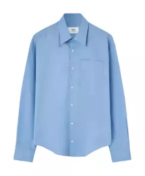 Повседневные Рубашка Ami Paris, синий