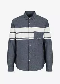 Повседневные рубашка Armani Exchange, деним