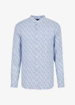 Повседневные рубашка Armani Exchange, лазурный