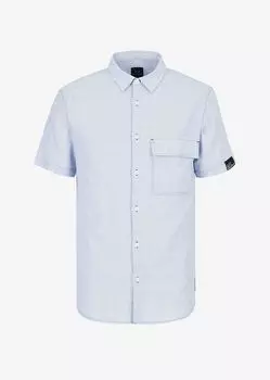 Повседневные рубашка Armani Exchange, лазурный