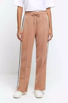 Повседневные широкие джоггеры с полосками по бокам River Island, бежевый
