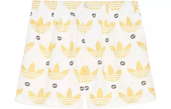 Повседневные шорты Adidas Originals X ADIDAS цвета слоновой кости унисекс Gucci, слоновая кость