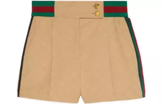 Повседневные шорты Adidas Originals X ADIDAS унисекс бежевого цвета Gucci, бежевый