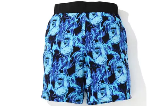 Повседневные шорты Ape Head Series унисекс A Bathing Ape, синий