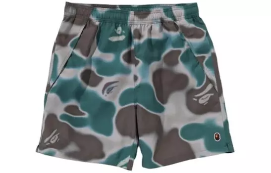 Повседневные шорты для мужчин A Bathing Ape, оливковый