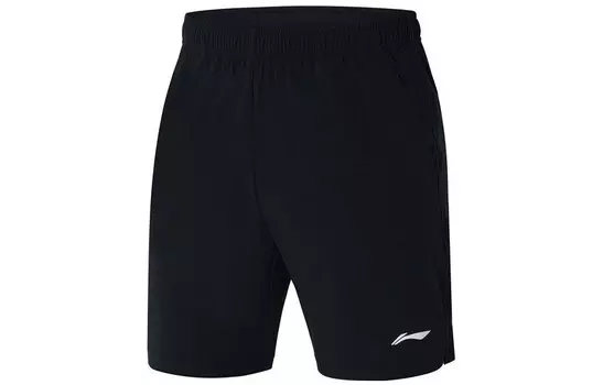 Повседневные шорты для мужчин серии Badminton, черные Lining, черный
