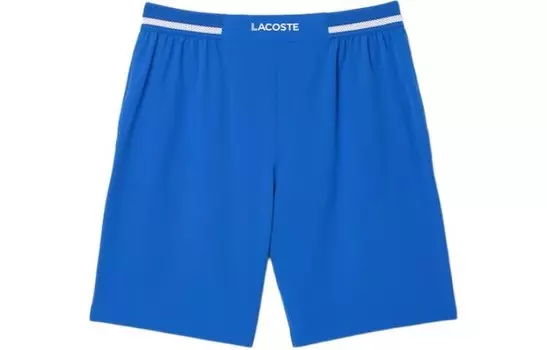 Повседневные шорты для мужчин, синие, Djokovic Collaboration Lacoste, синий