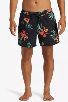 Повседневные шорты для плавания volly 15 дюймов Quiksilver, черный