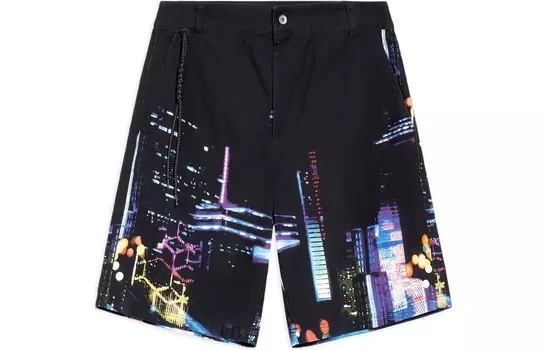 Повседневные шорты для скейтбординга, мужские, черные Lining, черный