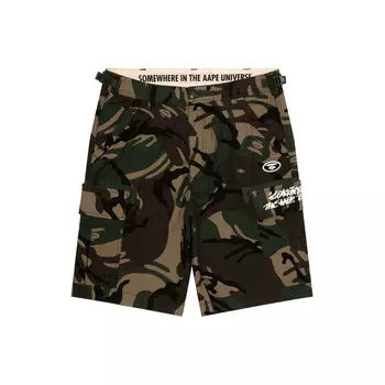 Повседневные шорты мужские армейские зеленые GRZ Aape, зеленый