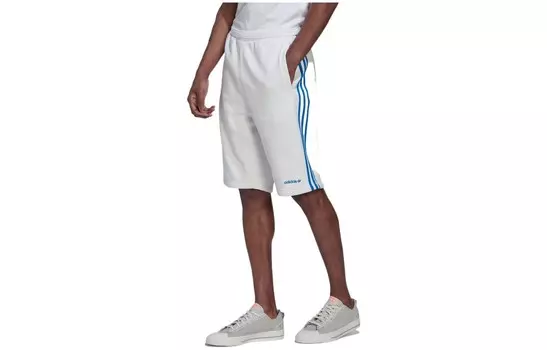 Повседневные шорты мужские белые Adidas Originals, белый