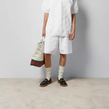 Повседневные шорты мужские белые Gucci, белый