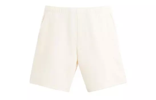 Повседневные шорты мужские белые Zara, белый