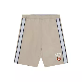 Повседневные шорты мужские бежево-коричневые BGE Aape, бежевый/коричневый