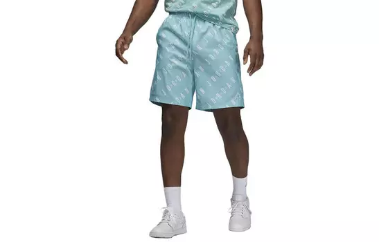 Повседневные шорты мужские бирюзовые Jordan, зеленый