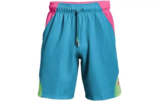 Повседневные шорты мужские бирюзовые синие Under Armour, голубой