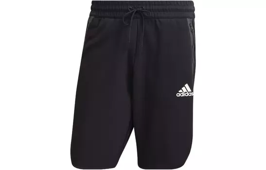 Повседневные шорты мужские черные Adidas, черный