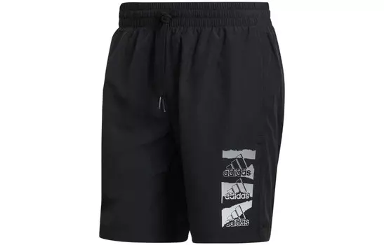 Повседневные шорты мужские черные Adidas, черный