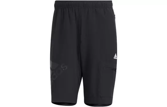 Повседневные шорты мужские черные Adidas, черный