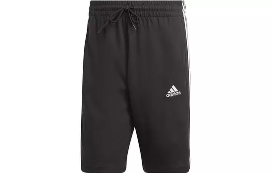 Повседневные шорты мужские черные Adidas, черный