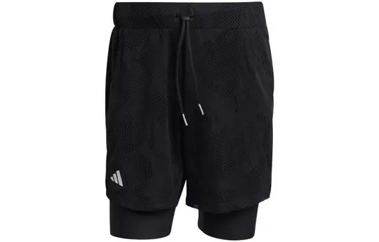 Повседневные шорты мужские черные Adidas, черный