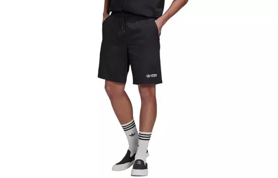 Повседневные шорты мужские черные Adidas Originals, черный
