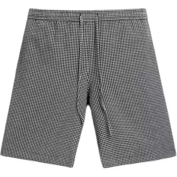 Повседневные шорты мужские черные / белые Zara, черный/белый