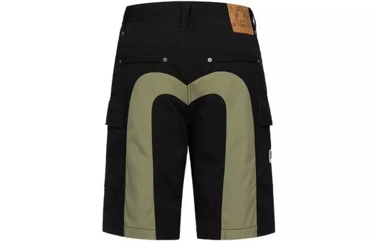 Повседневные шорты мужские черные Evisu, черный