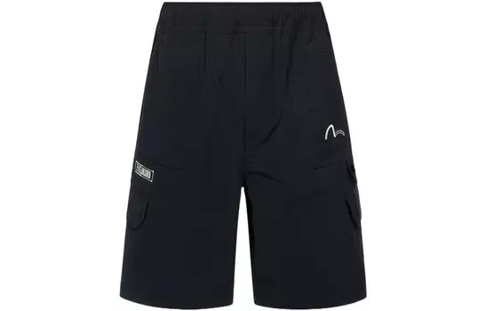 Повседневные шорты мужские черные Evisu, черный