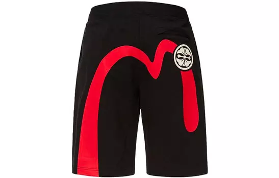 Повседневные шорты мужские черные Evisu, черный