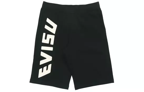Повседневные шорты мужские черные Evisu, черный