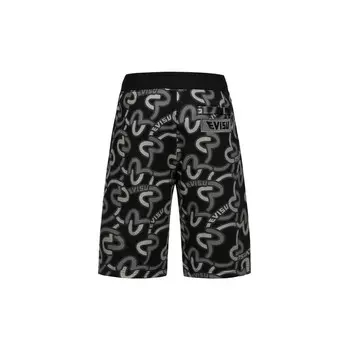 Повседневные шорты мужские черные Evisu, черный