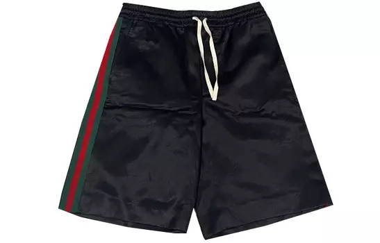 Повседневные шорты мужские черные Gucci, черный