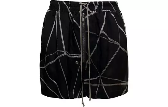 Повседневные шорты мужские черные Rick Owens, черный