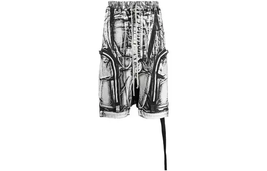 Повседневные шорты мужские черные Rick Owens Drkshdw, черный