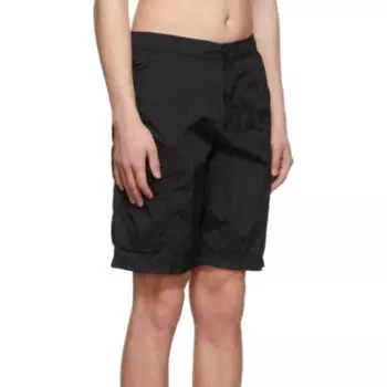 Повседневные шорты мужские черные Stone Island, черный