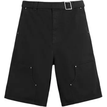 Повседневные шорты мужские черные Zara, черный