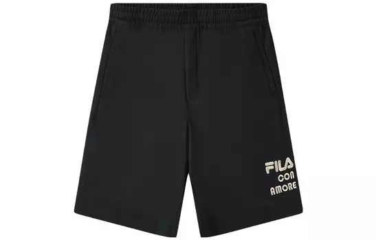Повседневные шорты мужские цвета угольно-черный Fila, черный