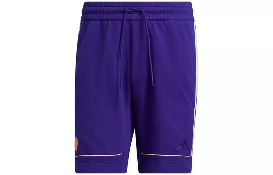 Повседневные шорты мужские фиолетовые Adidas, синий