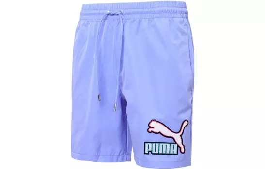 Повседневные шорты мужские фиолетовые Puma, фиолетовый