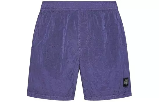 Повседневные шорты мужские фиолетовые Stone Island, фиолетовый