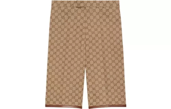 Повседневные шорты мужские хаки Gucci, хаки