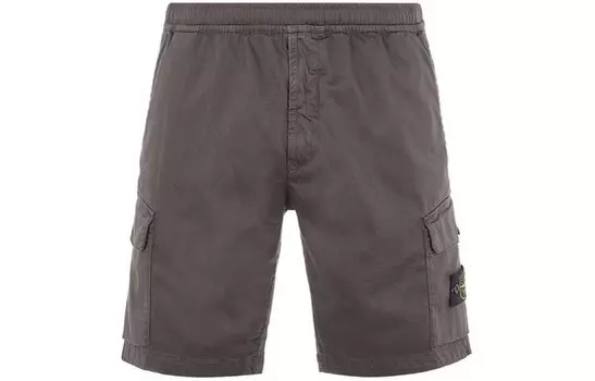 Повседневные шорты мужские коричневые Stone Island, коричневый